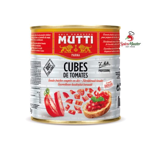 MUTTI CUBI KOCKÁZOT PARADICSOM 2450 g
